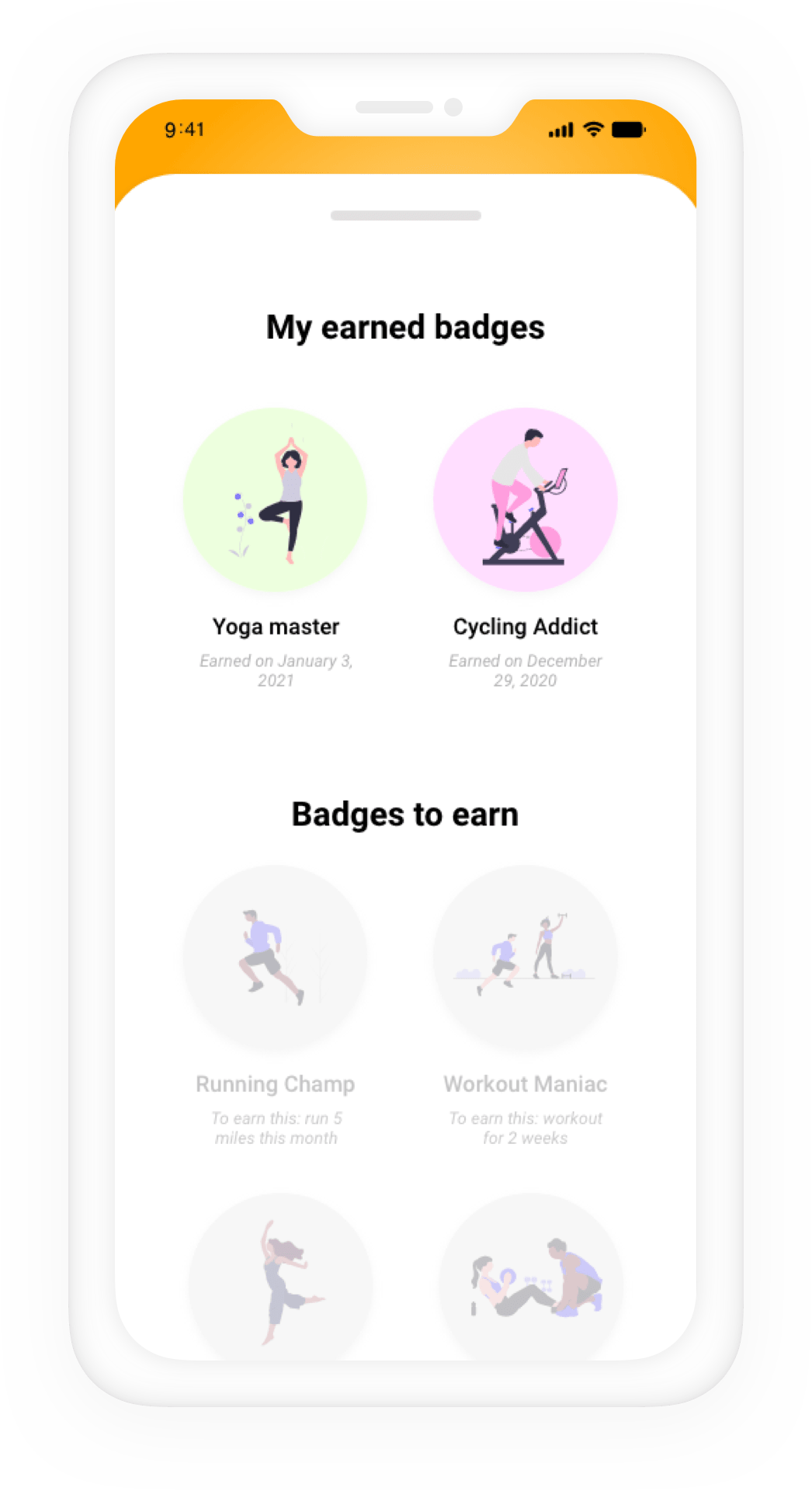 view badges