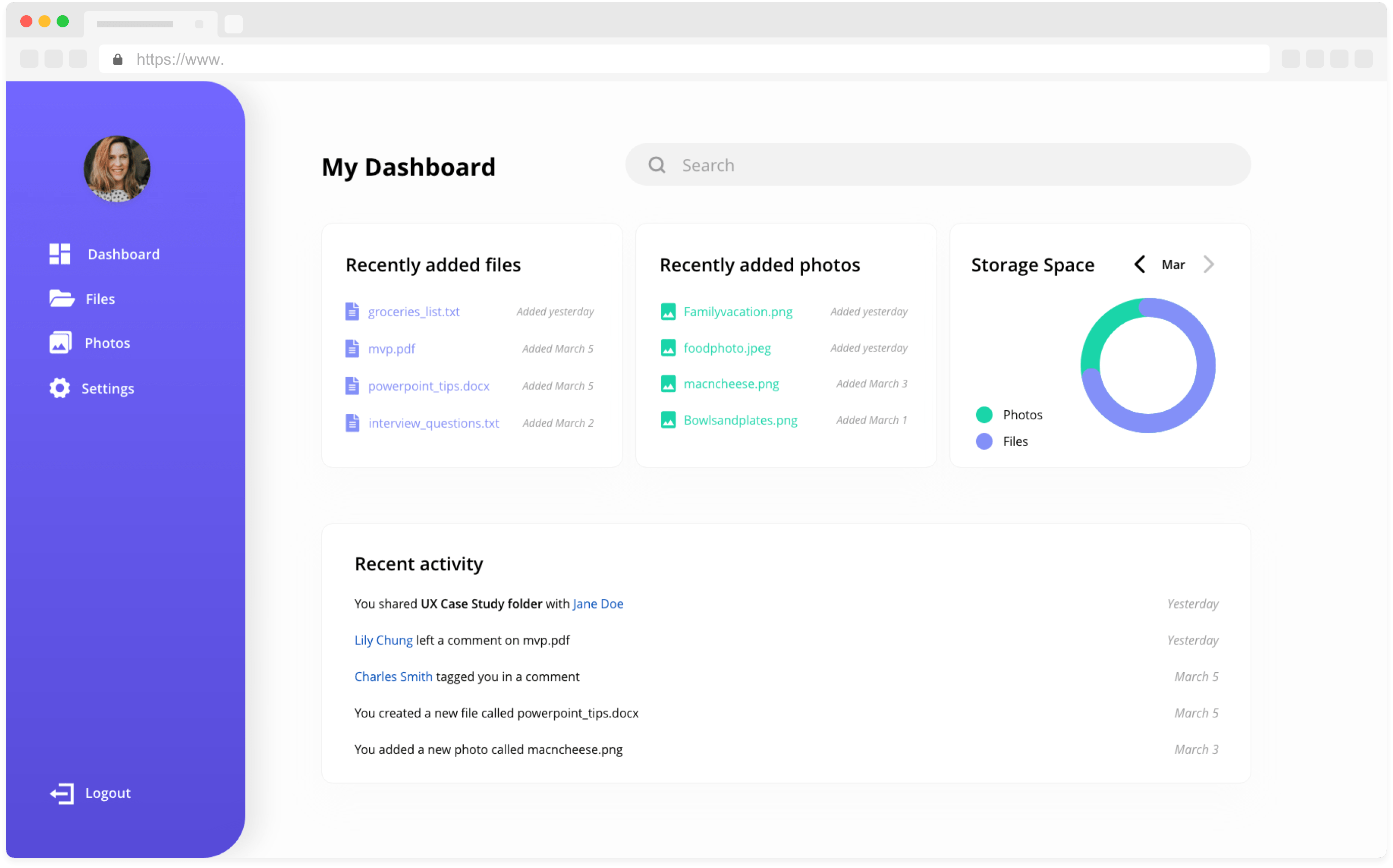 view dashboard