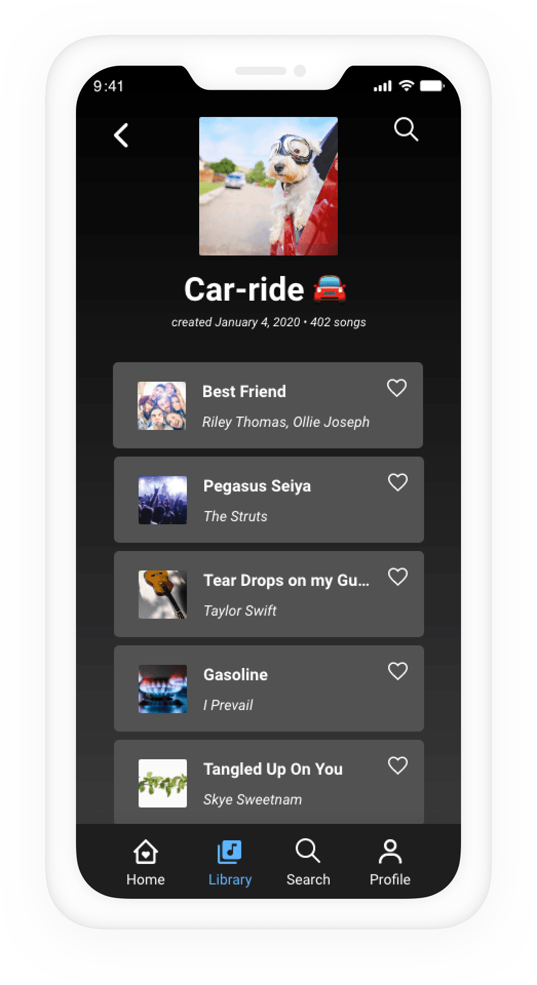 car-ride playlist