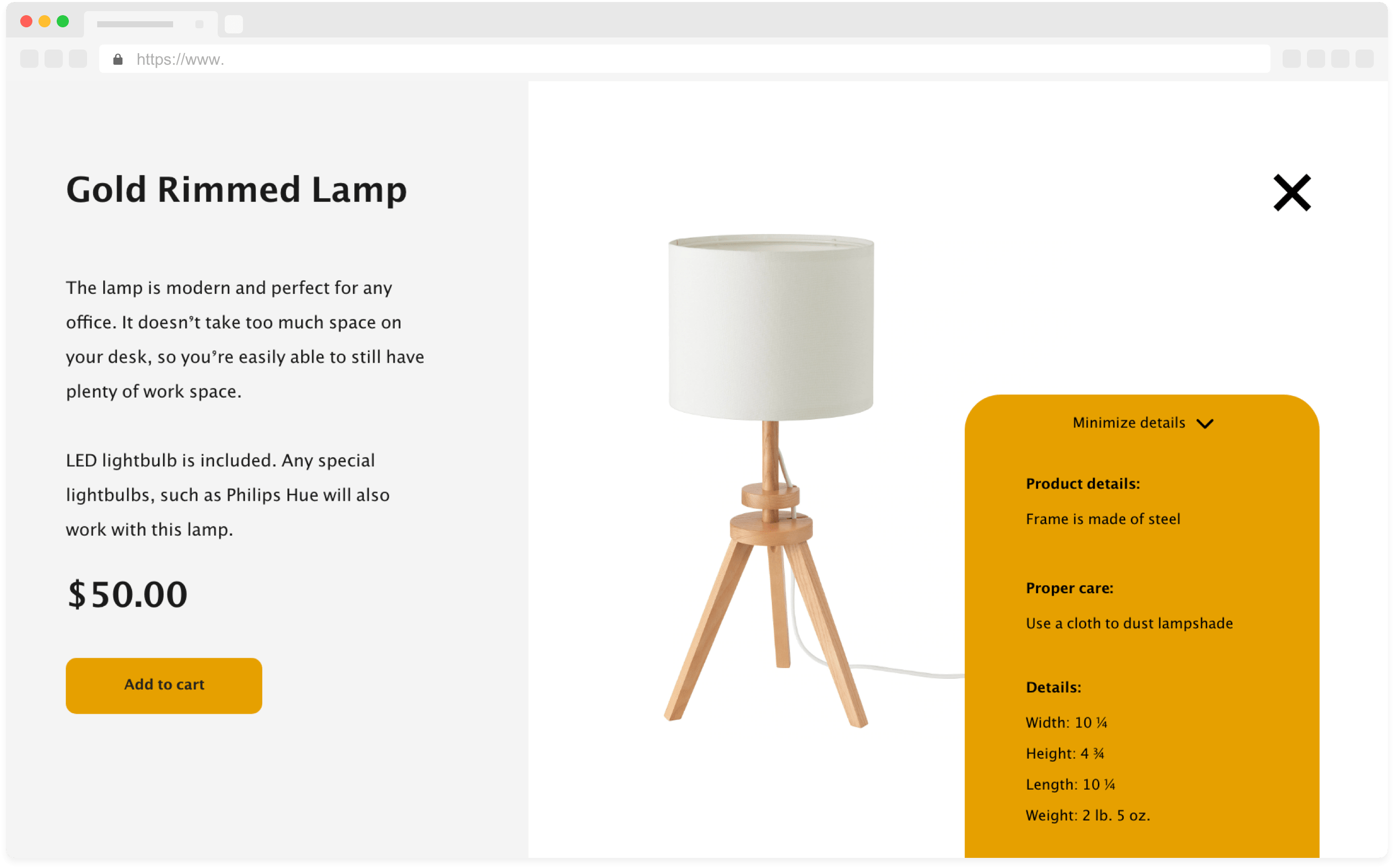 view product page