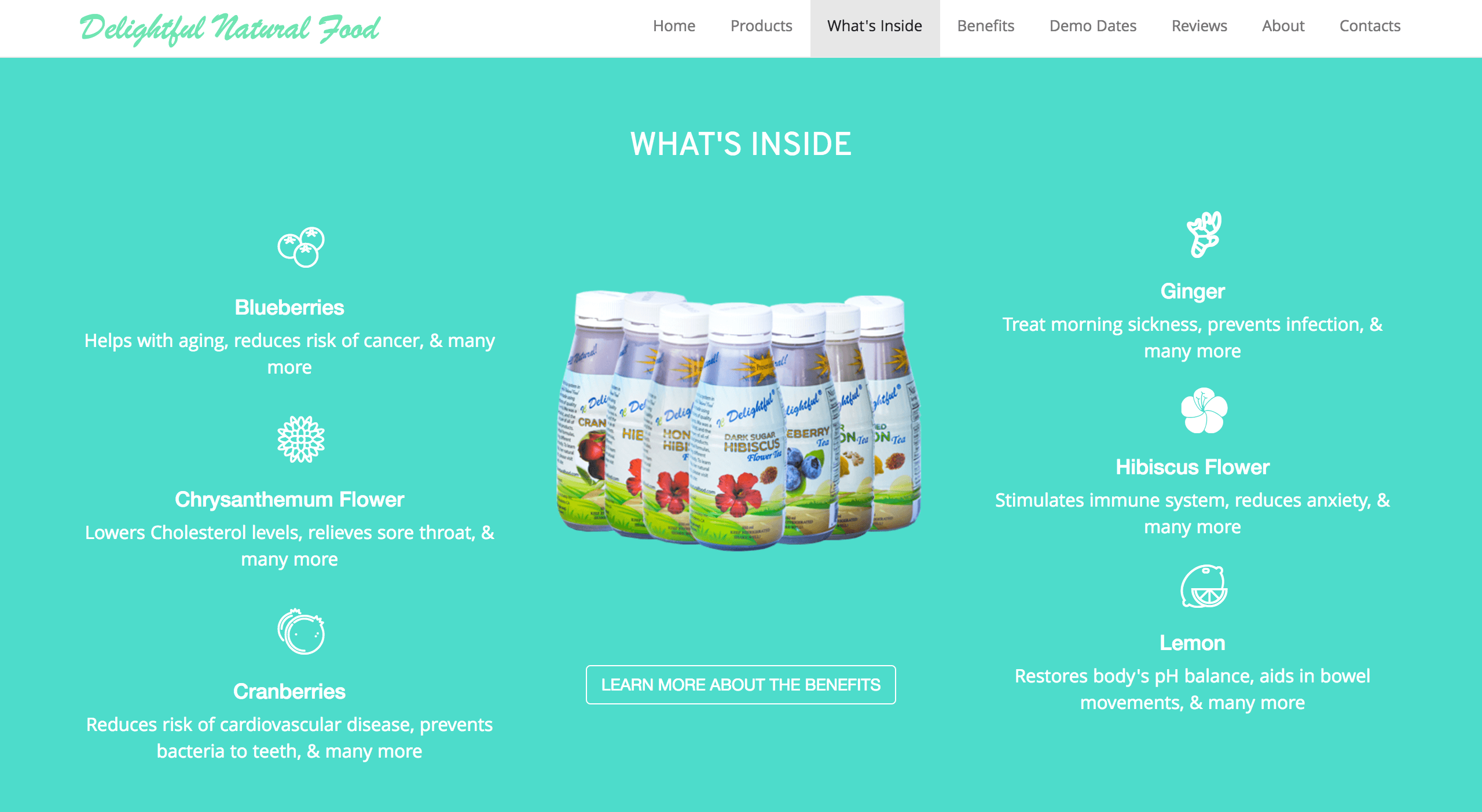 Delightful Natural Food Website