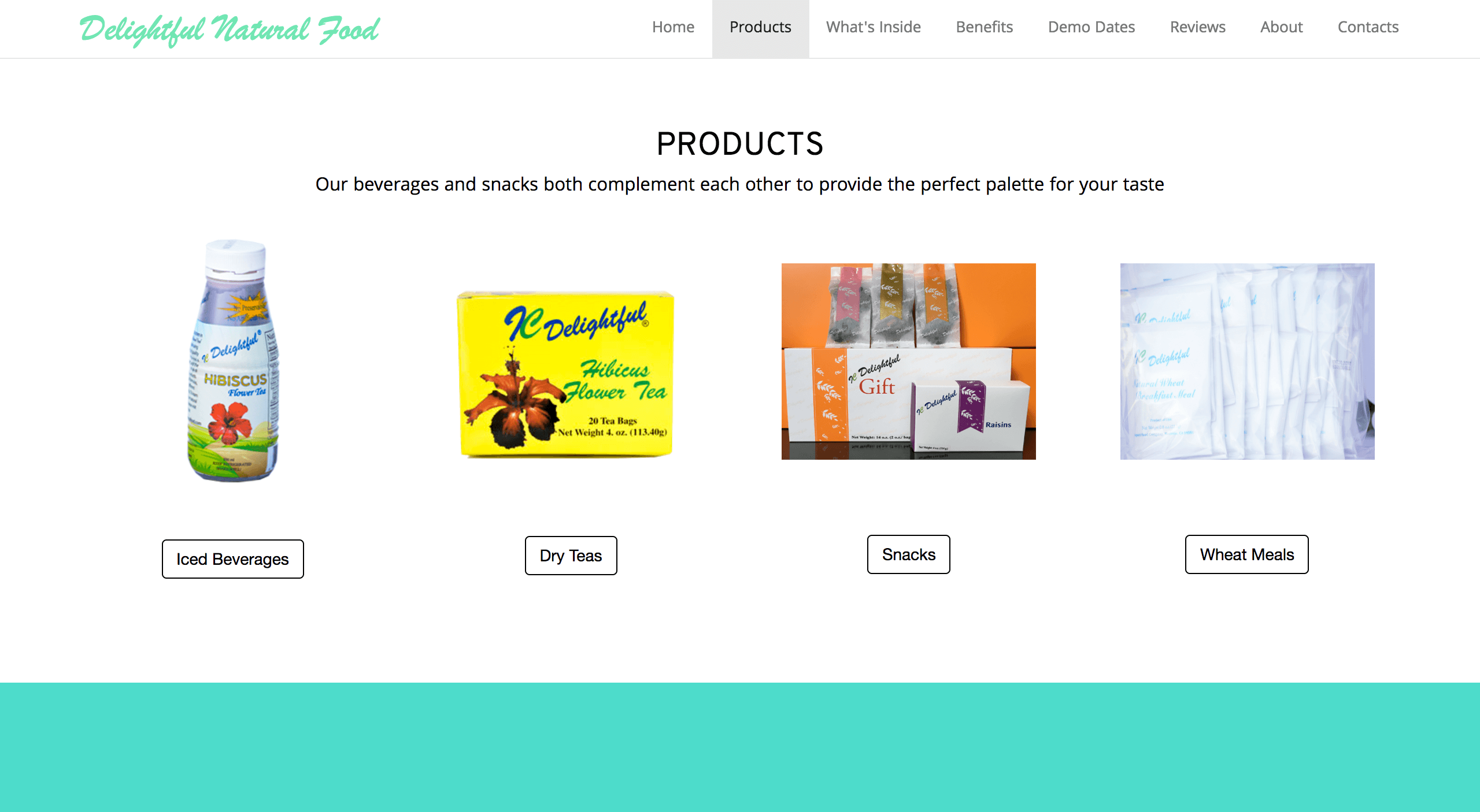 Delightful Natural Food Website